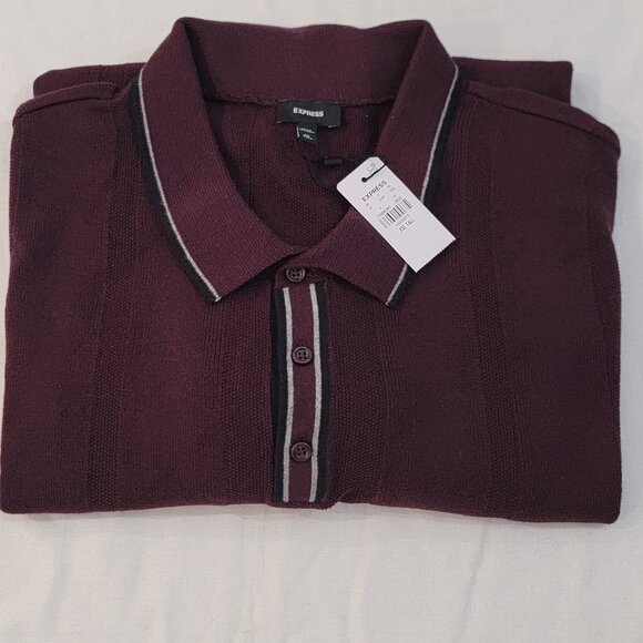 Express Short Sleeve Cotton Knit Sweater – 100% Cotton – Size XXL - Picture 6 of 6